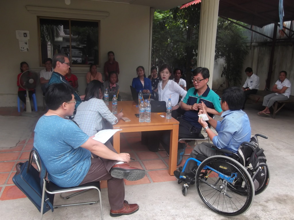 Visiting and Disabled-depth Interviewing program with SEOCHO CIL