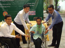 Symbolic Wheelchair Hand over